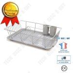 Tdâ® egouttoir de vaisselle avec plateau de séchage de support de vaisselle d'ustensiles de cuisine stockage ... Tdâ® egouttoir de vaisselle avec plateau de séchage de support de vaisselle d'ustensiles de cuisine stockage ...