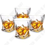 Td� ensemble de 4 verres pour boisson alcoolis�e whisky cognac scotch bourbon set de d�gustation de ...