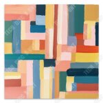 Td� entr�e restaurant peinture d�corative abstraite r�tro suspendu peinture carr� nostalgique litt�rature ...