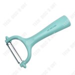 Td� eplucheur 2pcs eplucheur en plastique de couleur pure home kitchen fruit & vegetable peeler lightweight ...