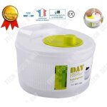 Td essoreuse de salade lgumes grande capacit grille d'vacuation d'eau fruits saladier cuisine panier ...