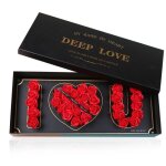 Td fleur de savon i love you rose cadeau saint valentin artificielle de douche bouquet decoration bain ...