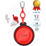 Td� gamelle chien pliable chat antid�rapante silicone grande portable bol de voyage animaux de compagnie ...