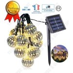 Td� guirlande lumineuse ext�rieur solaire noel d�coration cha�ne de lumi�re etanche f�tes jardin eclairage ...