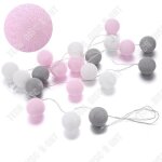 Td� guirlande lumineuse a leds 20 perles lumineuses cordons lumineux color�s boule de fil de coton convient ...