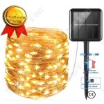 Td� guirlande lumineuse led 5 - 10 - 20 - 30 - 40 - 50m guirlande lumineuse solaire guirlande fil de ...
