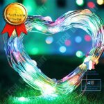 Td� guirlande lumineuse led 5 - 10 - 20 - 30 - 40 - 50m guirlande lumineuse solaire guirlande fil de ...
