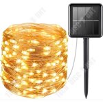 Td� guirlande lumineuse led 5 - 10 - 20 - 30 - 40 - 50m guirlande lumineuse solaire guirlande fil de ...