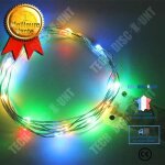 Td� guirlande lumineuse led 5 - 10 - 20 - 30 - 40 - 50m guirlande lumineuse solaire guirlande fil de ...