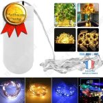 Td� guirlande lumineuse led fil de cuivre lumi�re cr2032 bouton batterie bo�te fil de cuivre lumi�res ...