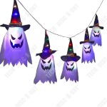 Td� guirlande lumineuse led en tissu pour halloween, lumi�res d�coratives, arrangement de vacances, ...