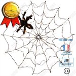 Td� halloween decoration accessoires mise en page d'atmosph�re de lumi�re de toile d'araign�e de led ...