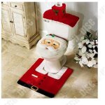 Td� kit de d�coration toilettes no�l ambiance festive int�rieur hivernale p�re no�l kit complet sol ...