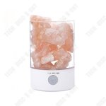Td� lampe en cristal de sel de l'himalaya de chevet de bureau lecture enfant led moderne sans fil fille ...