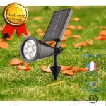 Tdâ® lot 3 lampe solaire etanche 4 led sans fil fonctionnant à l'energie solaire lumière d'extérieur ... Tdâ® lot 3 lampe solaire etanche 4 led sans fil fonctionnant à l'energie solaire lumière d'extérieur ...