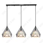 Td� lustre forme diamant style moderne contemporain pour d�coration int�rieur chambre salon design industriel ...