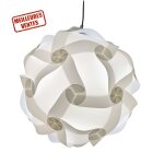 Td� lustre plafonnier abat jour � suspendre plume d'oie blanche lumineuse d�coration maison tendance ...