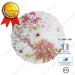 Td� mini parapluie d�coratif peint � la main papier � l'huile poteau droit style ancien cadeau artisanat ...