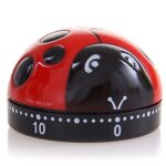 Td minuteur de cuisine design coccinelle 1 - 60 minutes accessoire de cuisine