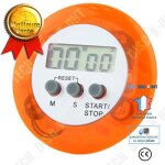 Td minuteur de cuisine digital aimant orange accessoire de cuisson