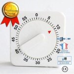 Td minuteur mcanique de cuisine 60 minutes (blanc) accessoire de cuisine