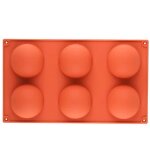 Tdâ® moule 6 demi - sphères en silicone - plat a four en silicone anti - dérapants très résistant, gâteau ... Tdâ® moule 6 demi - sphères en silicone - plat a four en silicone anti - dérapants très résistant, gâteau ...