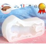 Td� moule silicone p�tisserie g�teau original muffin chocolat madeleine noel a cannel� en forme de chien ...