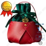 Td� no�l pomme sac cadeau sac no�l veille no�l fruits emballage sac bonbons cadeau sac fourre - tout ...