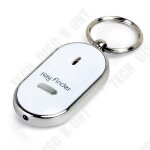 Td� porte cl� siffleur couleur gris et blanc retrouver cl�s et porte cl�s haute qualit� signal clignotement ...