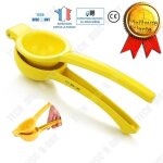 Tdâ® presse agrumes manuel professionnel jaune aluminium citron a main jus d'oranges fruits en email ... Tdâ® presse agrumes manuel professionnel jaune aluminium citron a main jus d'oranges fruits en email ...