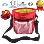 Td sac de collation pour animaux chien chat nourriture sac poubelle eau promenade voyage solide sangle ...