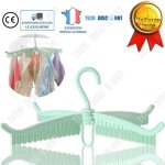 Td� s�choir cr�atif � pince pliable tournant sous - v�tements cintres pratique et pivotant couleur verte ...