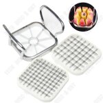 Td trancheuse de pommes de terre coupe frites en ds en acier inoxydable fruits coups tranches de ...