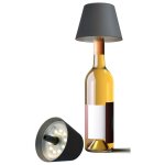 Techly i - lamp - bottle abat - jour chambre a coucher, caf�, salle a manger, h�tel, cuisine, salon, ...