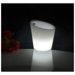 Techly i - led icebucket seau � gla�ons �lectronique blanc