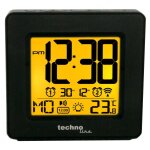Technoline wt 330 r�veille - matin horloge d'alarme atomique noir