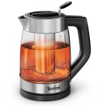 Tefal bj760d bouilloire 1, 7 l 2200 w noir et acier inoxydable