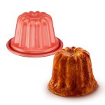 Tefal creabake diy - ensemble de 3 moules a cannels 7, 4 cm, revtement antiadhsif, empilables et interchang ...