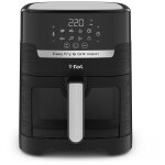 Tefal easy fry & grill vision ey5068 unique 4, 2 l autonome 1550 w friteuse d'air chaud noir