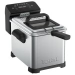 Tefal family pro fr507d unique 4 l autonome 2400 w friteuse acier inoxydable