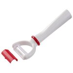 Tefal k15320, fruits & vegetables, eplucheur en y, céramique, rouge, blanc Tefal k15320, fruits & vegetables, eplucheur en y, céramique, rouge, blanc