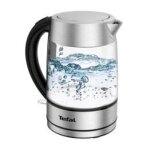 Tefal ki772d bouilloire 1, 7 l 2400 w acier inoxydable, transparent