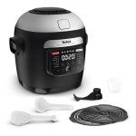 Tefal multicook actifry my741cf0 appareil multi - cuissons 6 l 1334 w noir et acier inoxydable