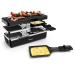 Tefal plug & share re230812 - raclette / grill - noir
