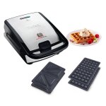 Tefal snack collection appareil  gaufres et croque - triangle, multifonction, sw852d12