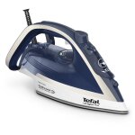 Tefal ultimate pure fv6812 fer  vapeur 2800 w bleu, argent