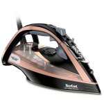 Tefal ultimate pure fv9845 fer  repasser  sec ou  vapeur semelle durilium autonettoyante 3100 w noir, ...