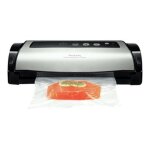 Tefal vacupack plus vt256070 - emballeuse sous vide - 130 watt - noir / inox Tefal vacupack plus vt256070 - emballeuse sous vide - 130 watt - noir / inox
