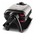 Tefal wm755d 2 gauffre(s) 1200 w noir et acier inoxydable