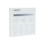 T�l�commande murale rf pour variateur led monochrome 4 zones miboxer b1 blanc